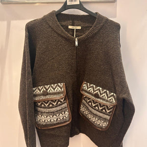 Patterned Pocket Jumper