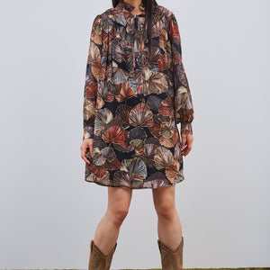 Metallic Shell Dress