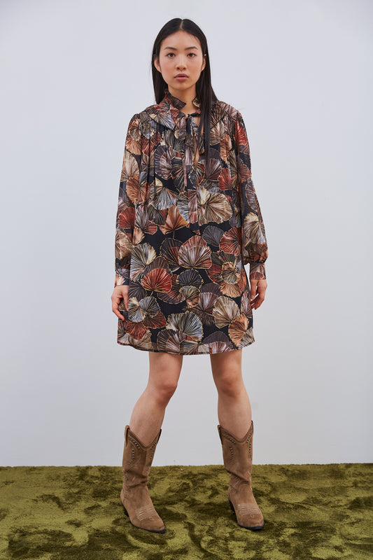 Metallic Shell Dress