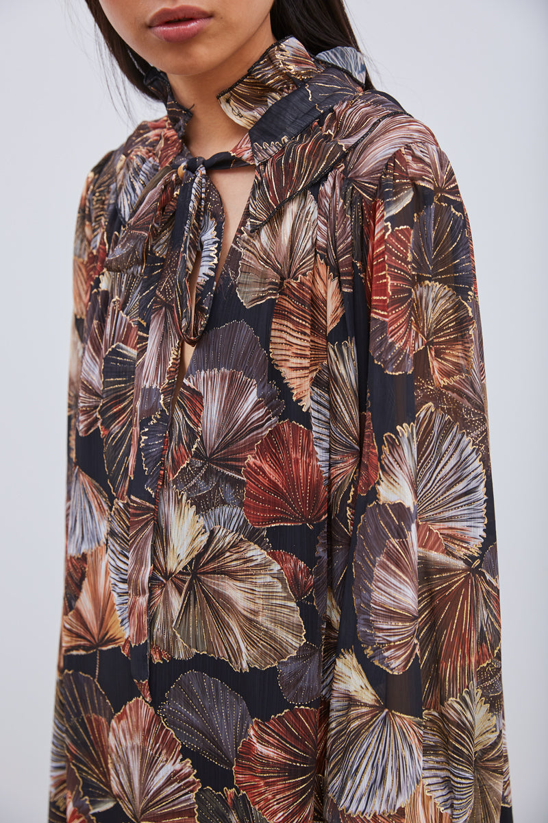 Metallic Shell Dress