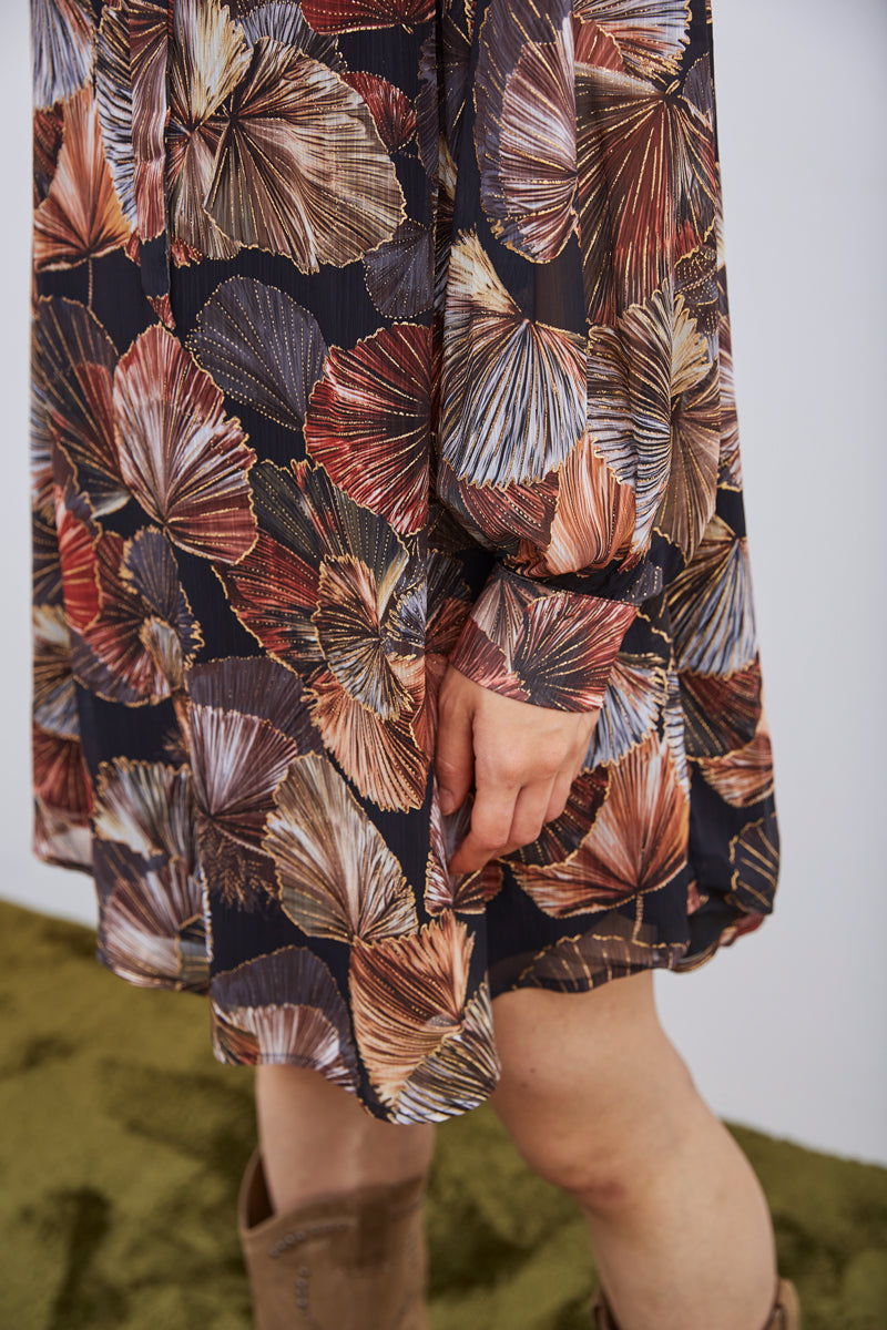 Metallic Shell Dress