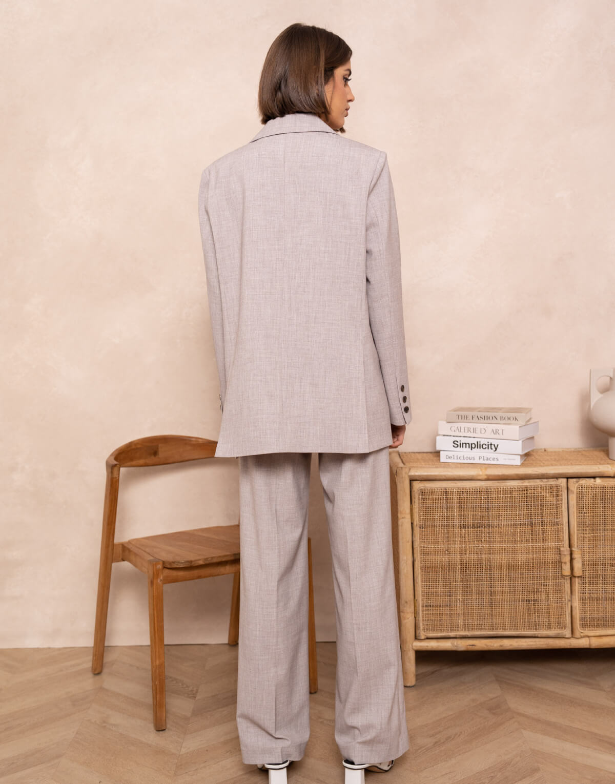 Wide Leg Trouser Suit