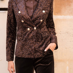 Sparkly Sequin Blazer