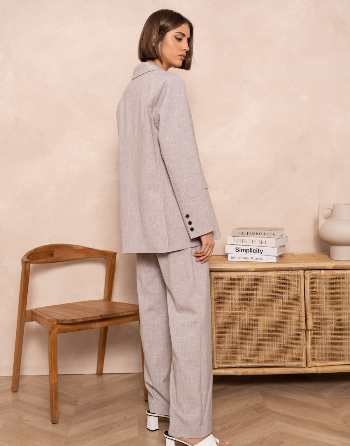 Wide Leg Trouser Suit
