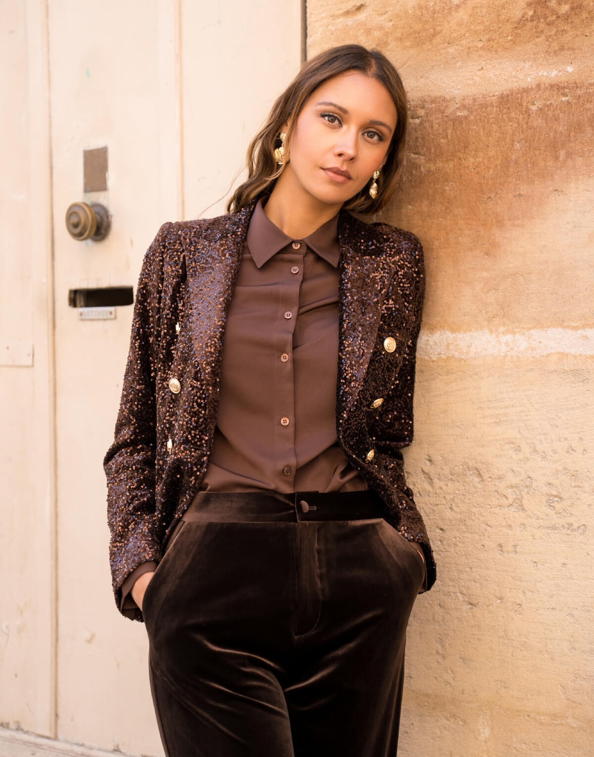 Sparkly Sequin Blazer