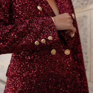 Sparkly Sequin Blazer