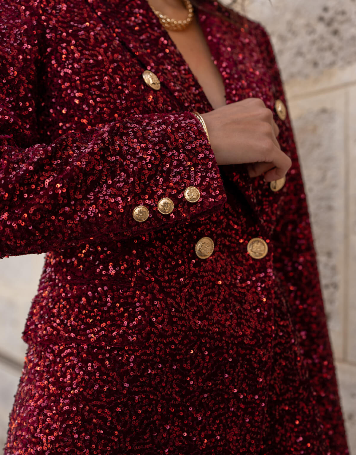 Sparkly Sequin Blazer