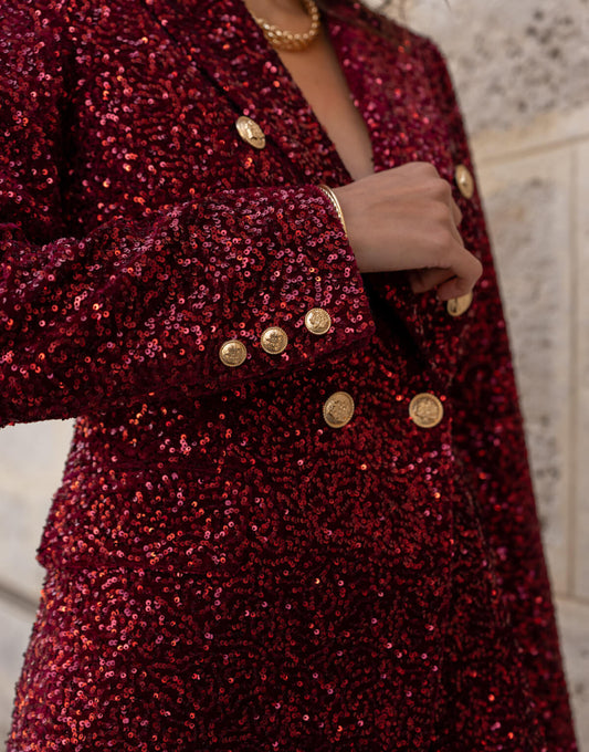 Sparkly Sequin Blazer