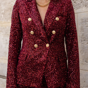 Sparkly Sequin Blazer