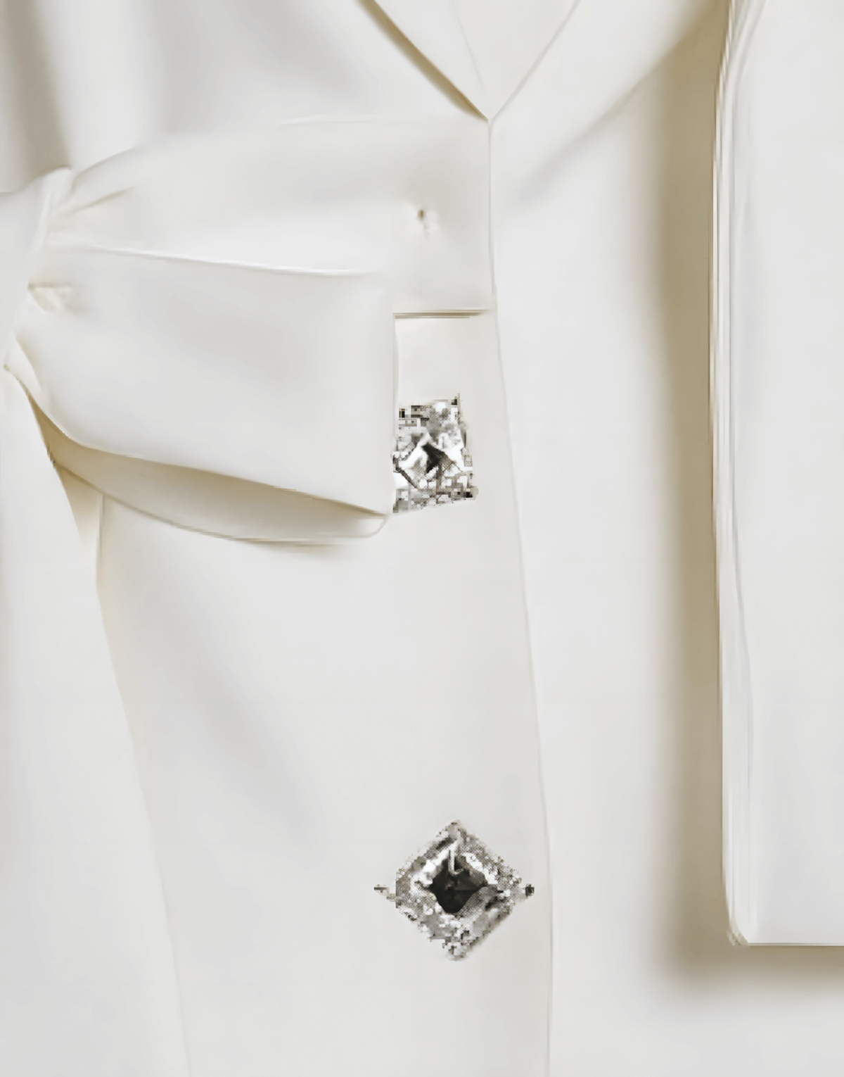 Crystal Bow Blazer Vest