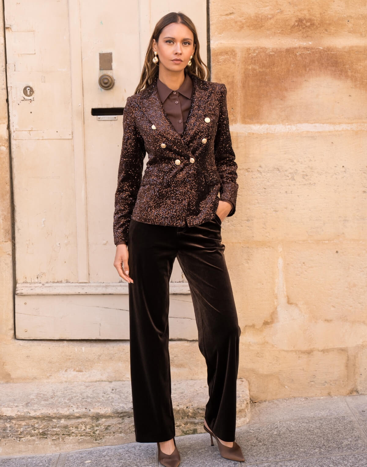 Sparkly Sequin Blazer