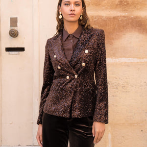 Sparkly Sequin Blazer