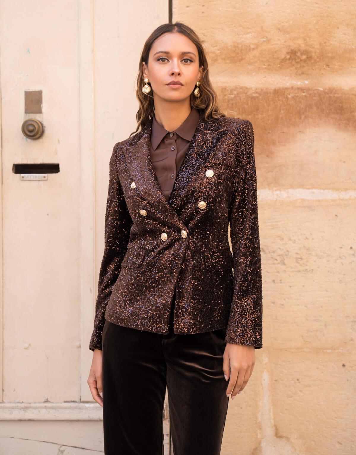 Sparkly Sequin Blazer