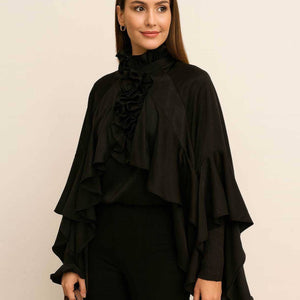 Ruffle Neck Blouse