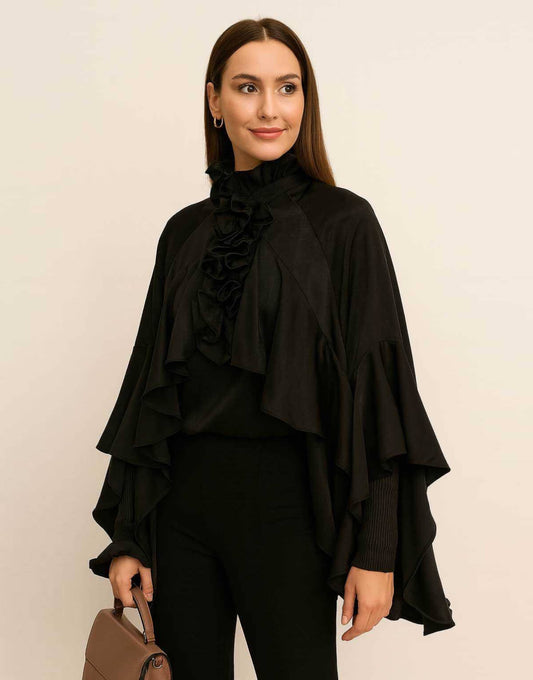 Ruffle Neck Blouse