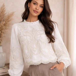 Ornate Embroidery Blouse