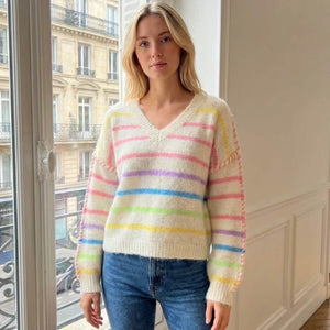 Rainbow Stripe Knit