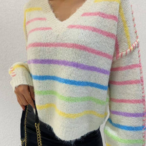 Rainbow Stripe Knit