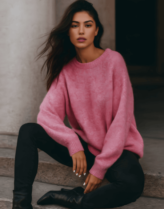 Longline Textured Jumper