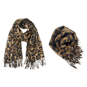 Leopard Print Scarf