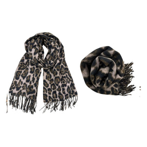 Leopard Print Scarf