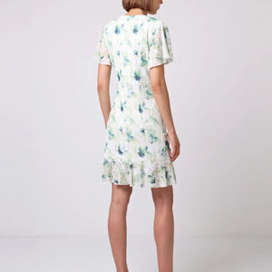 Floral Ruffle Mini Dress