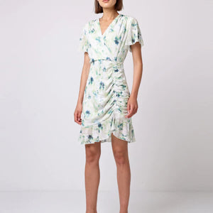 Floral Ruffle Mini Dress