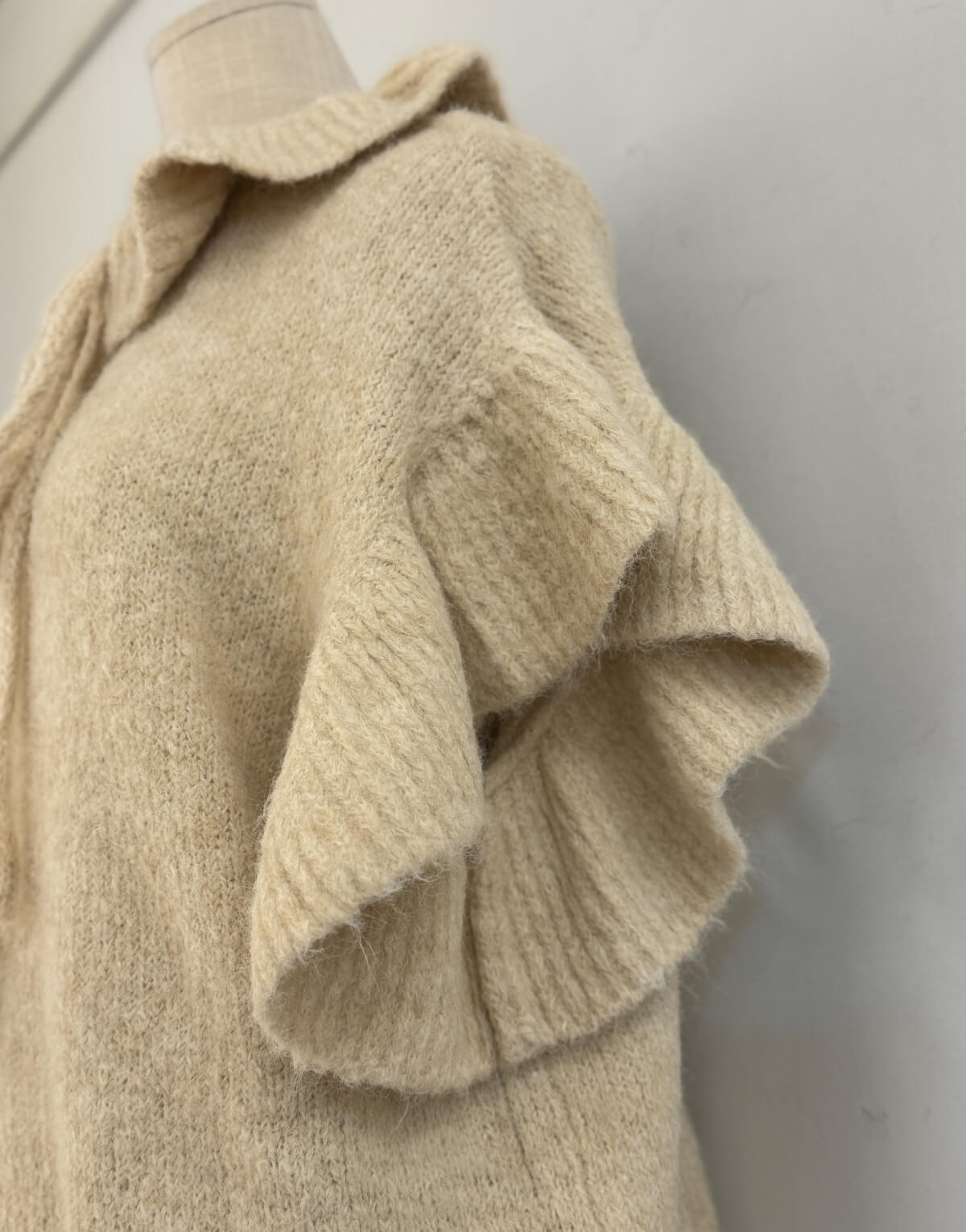 Ruffle Tie Knit Jumper