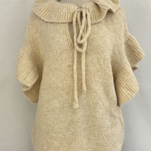 Ruffle Tie Knit Jumper