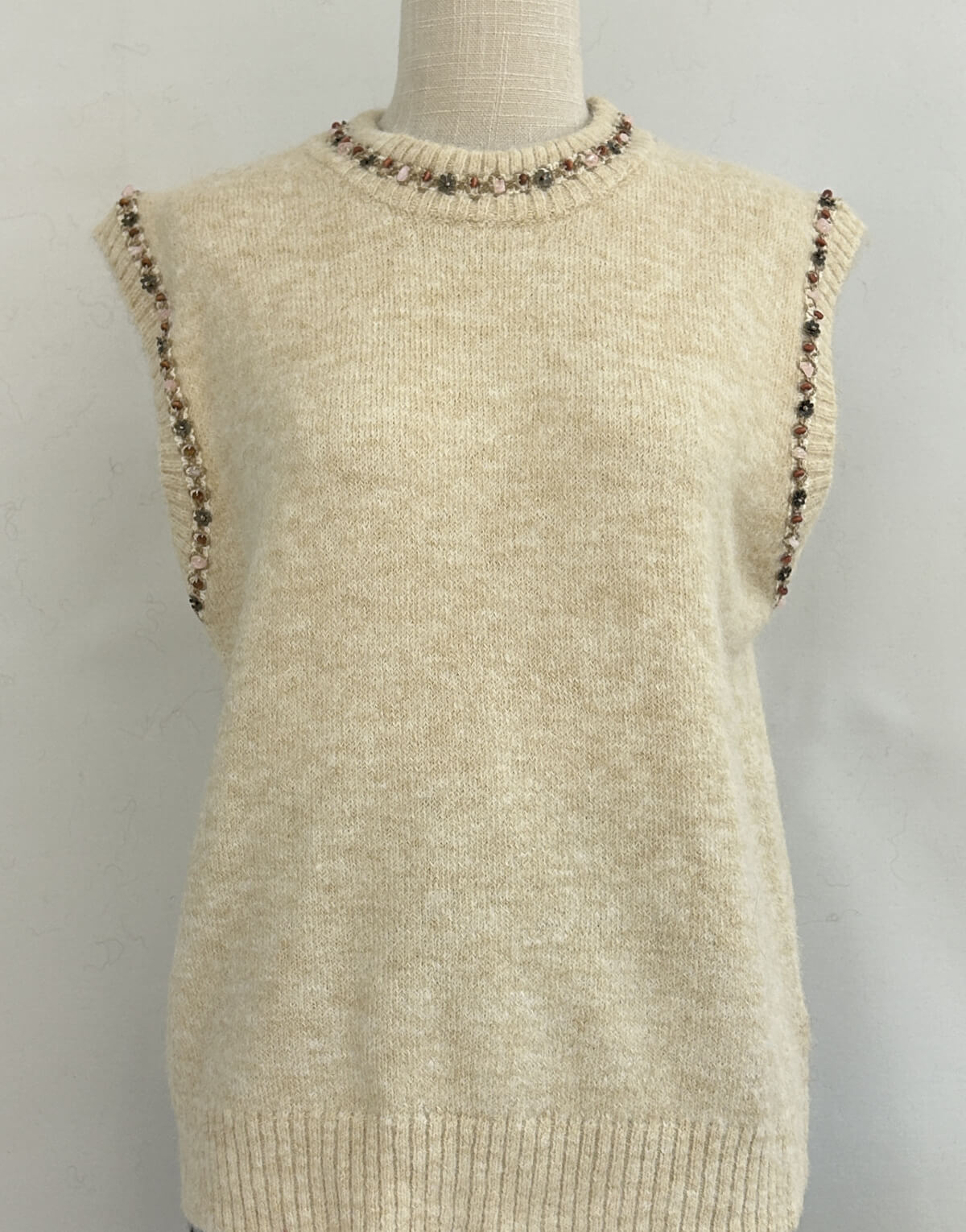 Beaded Knit Tank