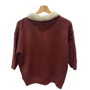 Diamante Collar Knit Jumper