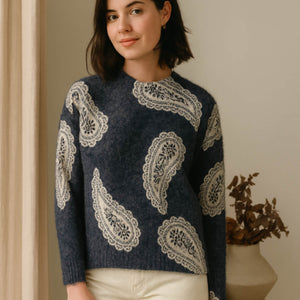 Paisley Knitted Jumper