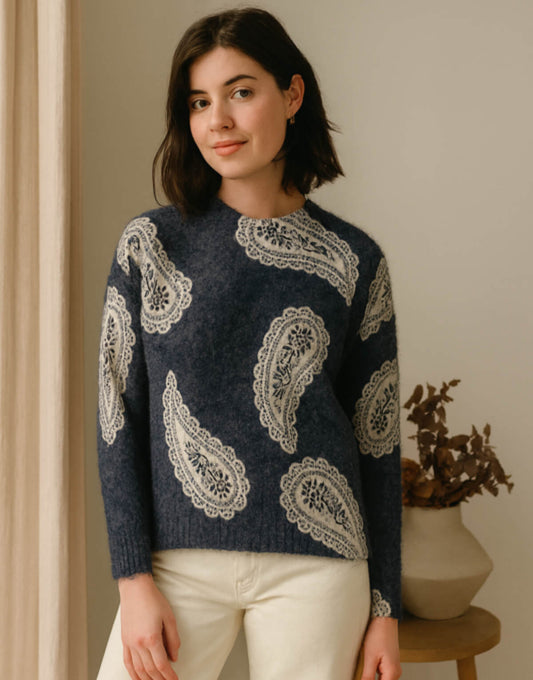 Paisley Knitted Jumper