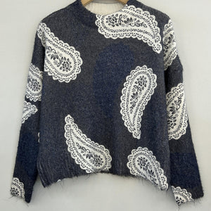 Paisley Knitted Jumper