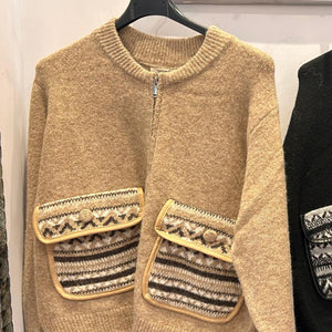 Patterned Pocket Jumper