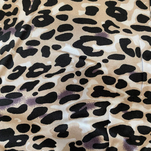 Leopard Tassel Trim Trousers