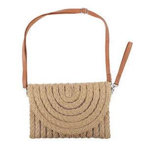 Raffia Clutch Bag