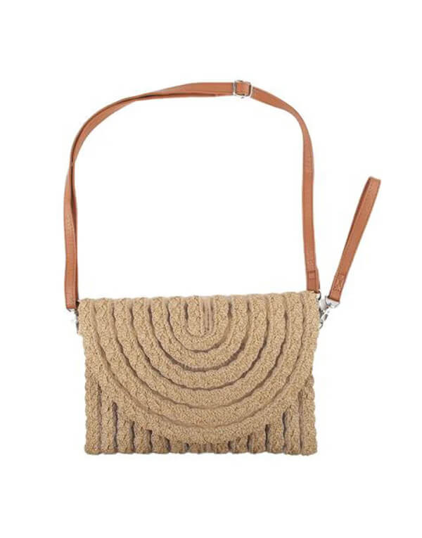 Raffia Clutch Bag