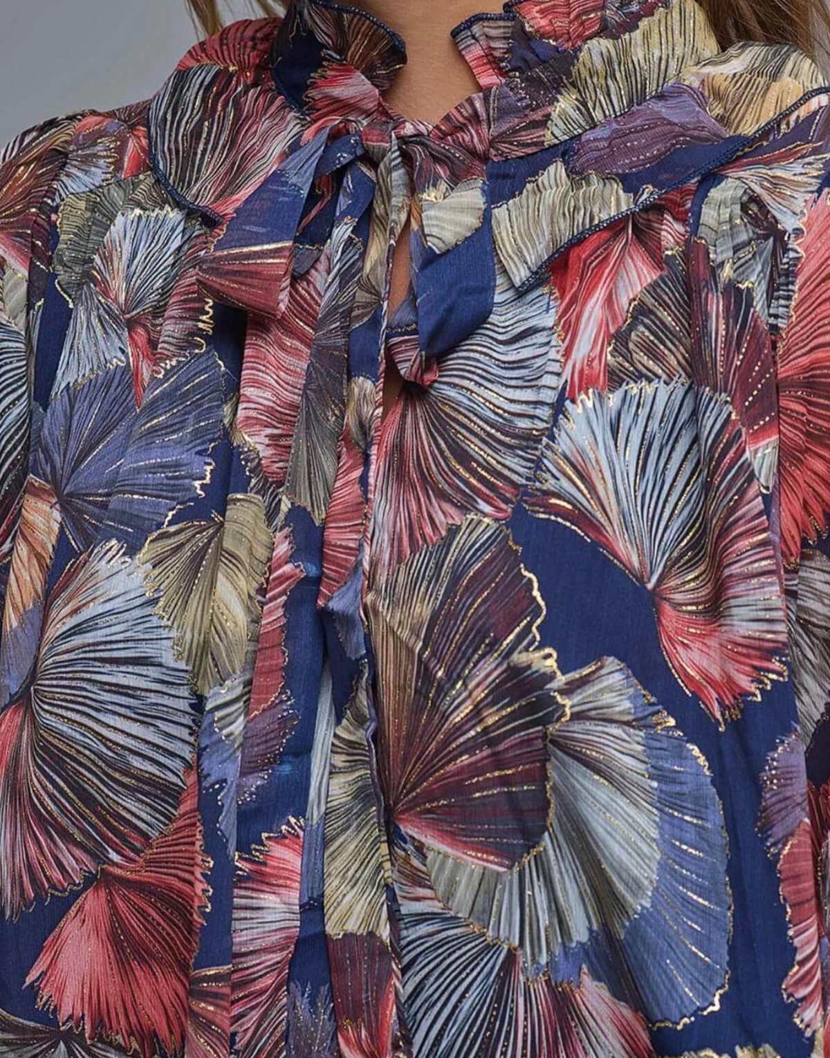 Metallic Shell Shirt