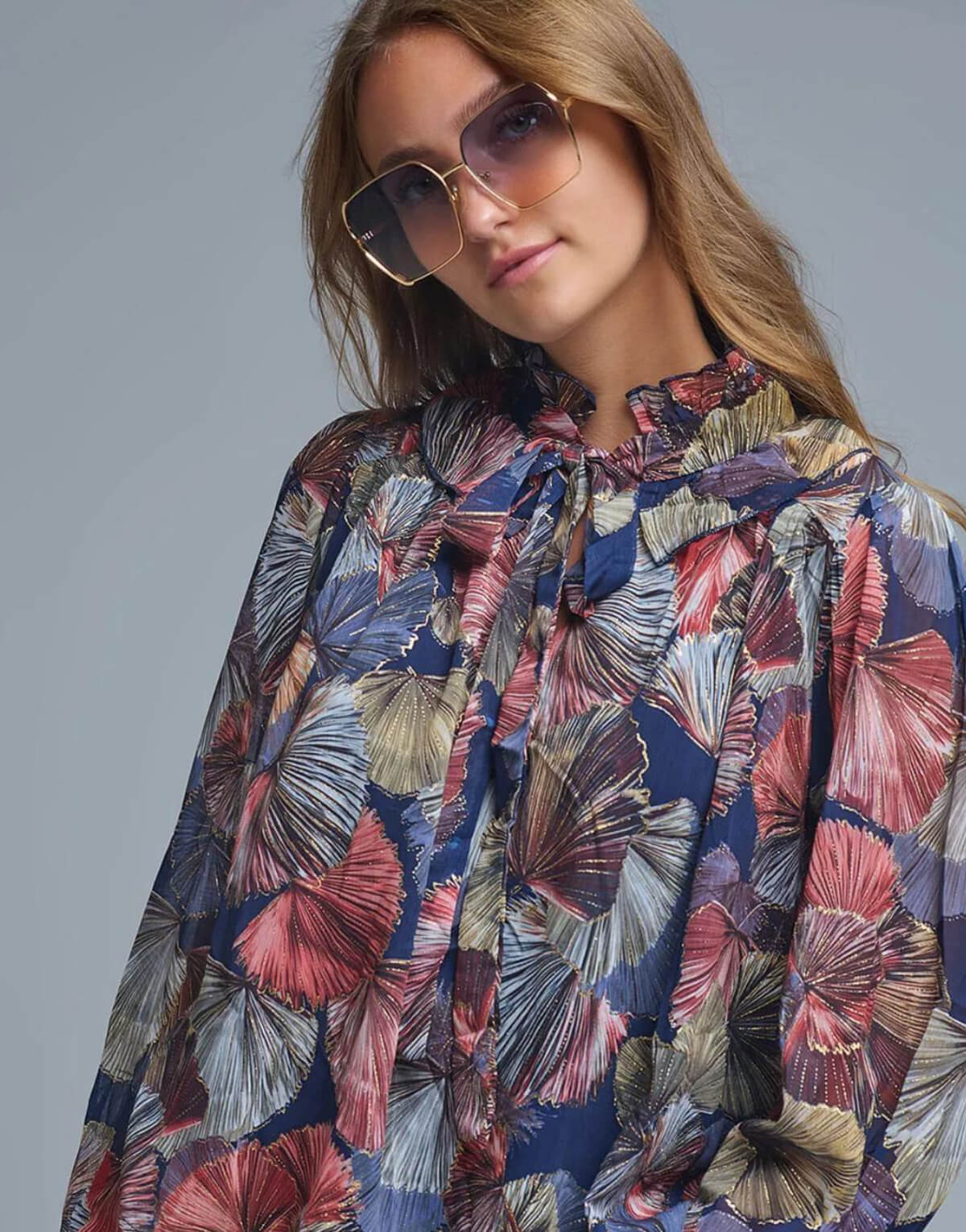 Metallic Shell Shirt