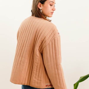 Embroidered Quilted Jacket