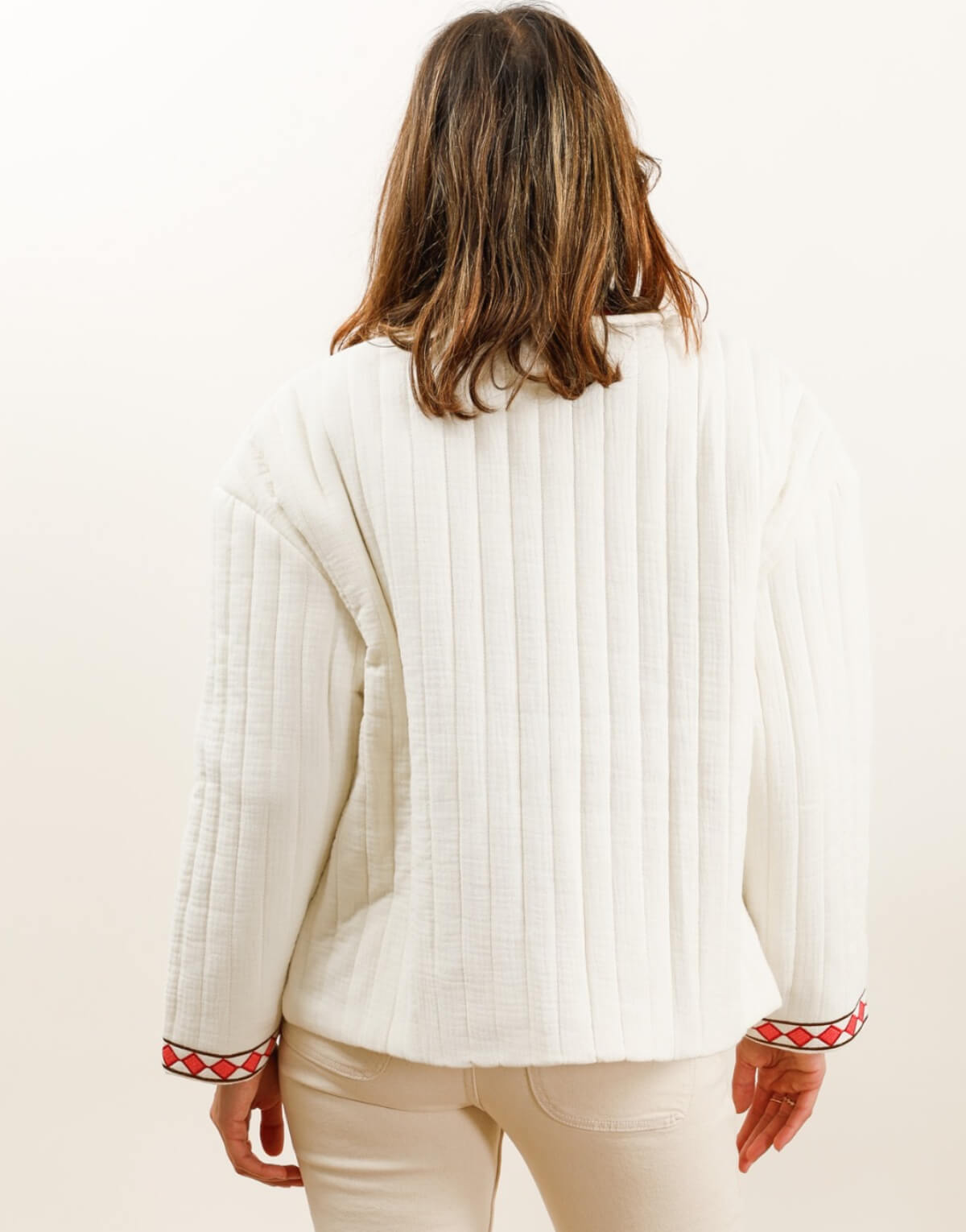 Embroidered Quilted Jacket