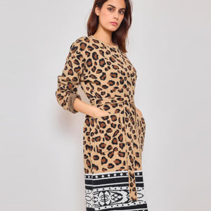 Savannah Border Knit Cardigan